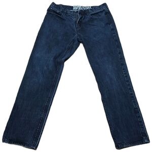 Kenneth Cole Reaction Mens Slim Fit Narrow Leg Dark Wash Jeans W34 L30